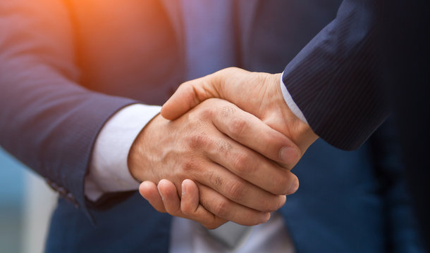 Professional handshake